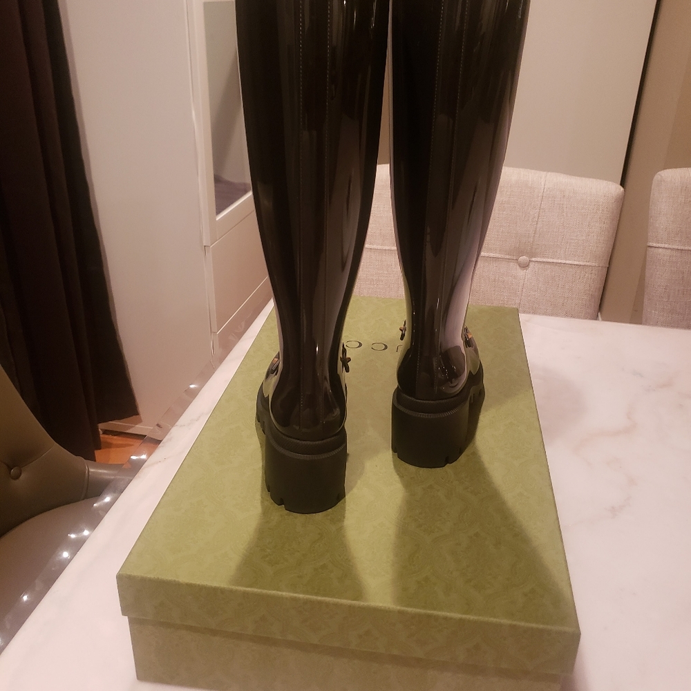 Gucci Black Rain/ Winter Boots - Picture 5 of 8